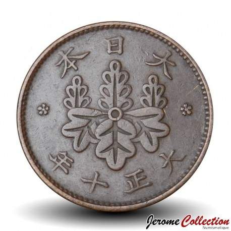 JAPON - PIECE de 1 Sen - Fleur de paulownia - 年十正大 - 1921 – Y42 – JeromeCollection