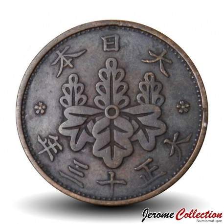JAPON - PIECE de 1 Sen - Fleur de paulownia - 年三十正大 - 1924 – Y42 – JeromeCollection
