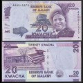 MALAWI - Billet de 20 Kwacha (avec erreur du nom du batiment) - 2012