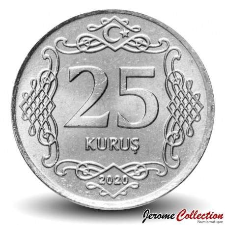 TURQUIE - PIECE de 25 Kuruş - Mustafa Kemal Atatürk - 2020 – Km1242 – JeromeCollection
