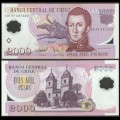 CHILI - Billet de 2000 Pesos - Polymer - Manuel Rodrigues Erdoyza - 2007 – P160b – JeromeCollection