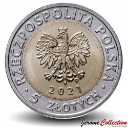 POLOGNE - PIECE de 5 ZLOTE - Château de Książ - 2021