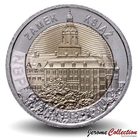 POLOGNE - PIECE de 5 ZLOTE - Château de Książ - 2021 – Km1087 – JeromeCollection