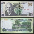 JAMAIQUE - Billet de 1000 Dollars - Michael Manley - 15.1.2008 – P86f – JeromeCollection