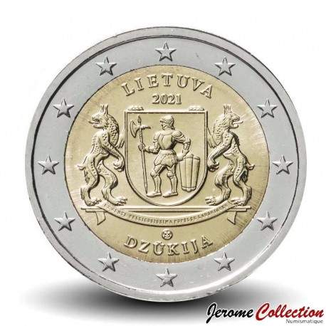 LITUANIE - PIECE de 2 Euros - La région de Dzūkija - 2021 – Km266 – JeromeCollection