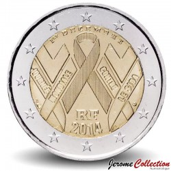 FRANCE - PIÈCE de 2 Euros - Sidaction - 2014