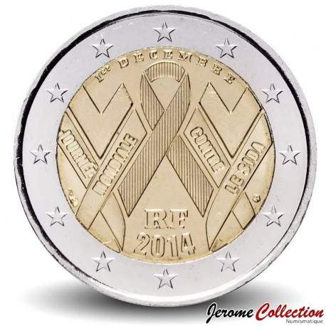 FRANCE - PIÈCE de 2 Euros - Sidaction - 2014 – N67264 – JeromeCollection