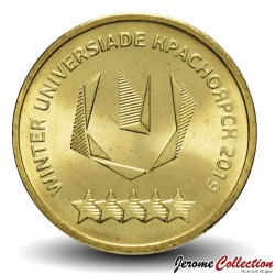 RUSSIE - PIECE de 10 Roubles - La 29e Universiade d’hiver de 2019 à Krasnoyarsk - 2018