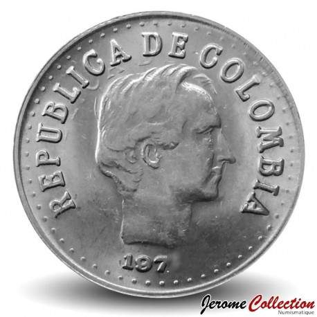 COLOMBIE - PIECE de 20 Centavos - Francisco de Paula Santander - 1974 – Km246 – JeromeCollection