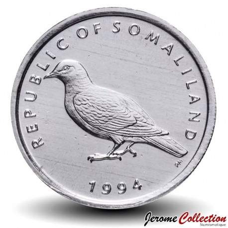 SOMALILAND - PIECE de 1 Shilling - Pigeon de Somalie - 1994 – Km1 – JeromeCollection