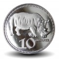 RHODESIE - PIECE de 10 Cents - Rhinocéros - 2018 – N153903 – JeromeCollection