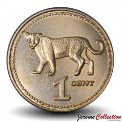 RHODESIE - PIECE de 1 Cent - Léopard - 2018 – N153900 – JeromeCollection