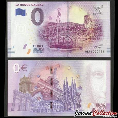 BILLET TOURISTIQUE - ZERO 0 EURO - FRANCE - LA ROQUE-GAGEAC - UEPC - 2019-1 – N218965 – JeromeCollection