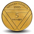 SLOVENIE - PIECE de 5 Tolarjev - Jakob Aljaž - 1995 – Km26 – JeromeCollection