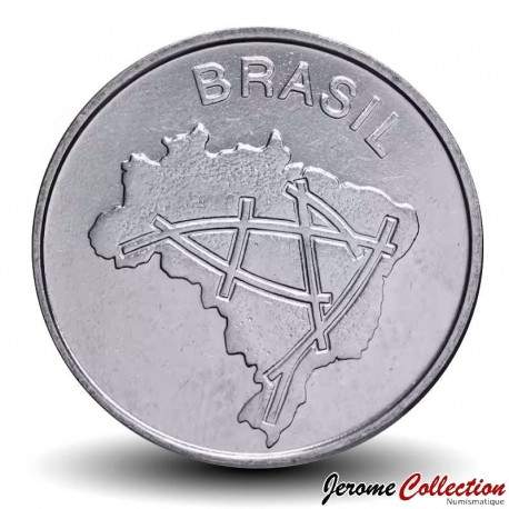 BRESIL - PIECE de 10 Cruzeiros - Routes brésiliennes - 1985 – Km592 – JeromeCollection