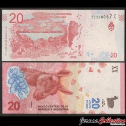 ARGENTINE - Billet de 20 Pesos - Guanaco (Signatures: Michetti / Sandleris) - B - 2020 – P361b – JeromeCollection