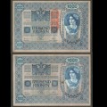 AUTRICHE / DEUTSCHÖSTERREICH - Billet de 1000 Kronen - 02.01.1902 (1919) – P59a – JeromeCollection