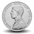 SAINTE-HÉLÈNE - PIECE de 50 Pence - Visite royale du prince Andrew - 1984 – Km13 – JeromeCollection