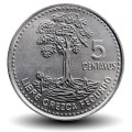 GUATEMALA- PIECE de 5 Centavos - Arbre ceiba - 1992 – Km276 – JeromeCollection