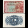 ESPAGNE - Billet de 10 Pesetas - Jeune Femme - 1935 – P86 – JeromeCollection