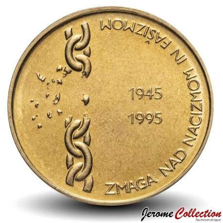 SLOVENIE - PIECE de 5 Tolarjev - 50 ans de la défaite du fascisme - 1995 – Km22 – JeromeCollection