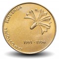 SLOVENIE - PIECE de 5 Tolarjev - 5 ans de l'indépendance - 1996 – Km32 – JeromeCollection