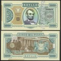 ROYLLO ISLAND - Billet de 5000 Pesos - Abraham Linclon - 2018 – 5000 – JeromeCollection