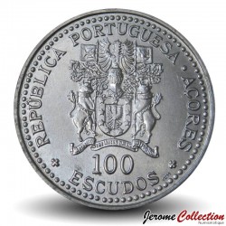 PORTUGAL - PIECE de 100 Escudos - Autonomie régionale des Açores - 1986