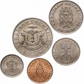 BRUNEI - SET / LOT de 5 PIECES de 1 5 10 20 50 Sen - 2005 – Km34 35 36 37 38 – JeromeCollection