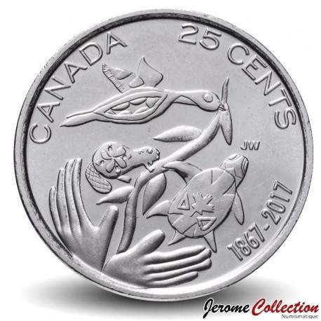 CANADA - PIECE de 25 CENTS - Pour l'avenir de notre environnement - 2017 – Km2295 – JeromeCollection