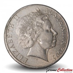 AUSTRALIE - PIECE de 20 Cents - Fin de la seconde Guerre Mondiale - 2005