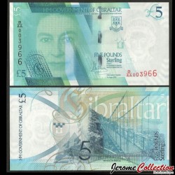 GIBRALTAR - Billet de 5 Livres Sterling - Pont de Windsor - 21.08.2020 – P42 – JeromeCollection