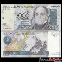 VENEZUELA - Billet de 2000 Bolivares - Andrés Bello - 1998
