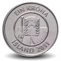 ISLANDE - PIECE de 1 Krona - Cabillaud - 2011 – Km27a – JeromeCollection