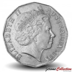 AUSTRALIE - PIECE de 50 Cents - XVIIIe jeux du Commonwealth - 2005