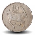 BOTSWANA - PIECE de 10 Thebe - Oryx - 1989
