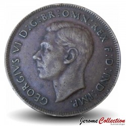 AUSTRALIE - PIECE de 1 Penny - George VI / Kangourou - 1938