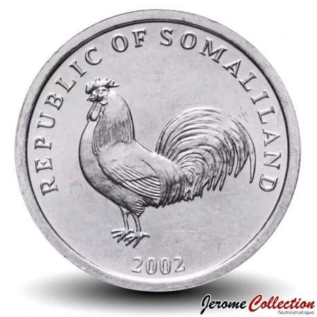SOMALILAND - PIECE de 20 Shillings - Coq - 2002 – Km5 – JeromeCollection