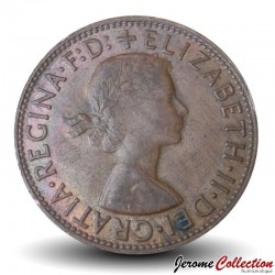 AUSTRALIE - PIECE de 1 Penny - Elizabeth II / Kangourou - (● Perth Mint) - 1964
