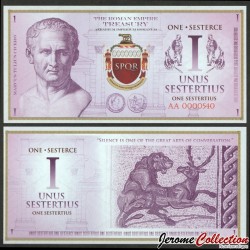 EMPIRE ROMAIN - Billet de 1 Sesterce - Marcus Tulius Cicéron - 2018 – 0001 – JeromeCollection