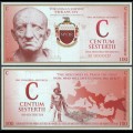 EMPIRE ROMAIN - Billet de 100 Sesterces - Caton l'Ancien - 2018 – 0100 – JeromeCollection