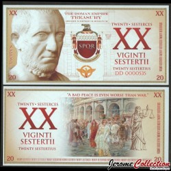 EMPIRE ROMAIN - Billet de 20 Sesterces - Tacite - 2018 – 0020 – JeromeCollection