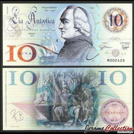 LIA ANTOOCA - Billet de 10 SIVAR - Pirates - Polymer - 2017 – 0010 – JeromeCollection