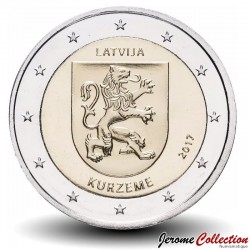 LETTONIE - PIECE de 2 Euros - Région de Kurzeme - 2017