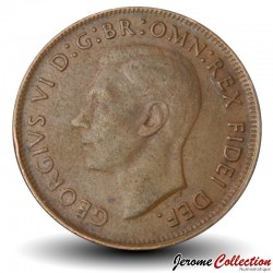 AUSTRALIE - PIECE de 1 Penny - George VI / Kangourou - (Melbourne) - 1952