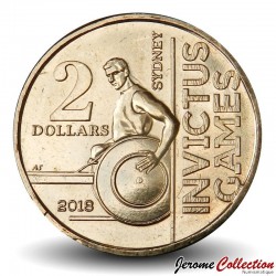 AUSTRALIE - PIECE de 2 Dollars - Invictus Games Sydney - 2018
