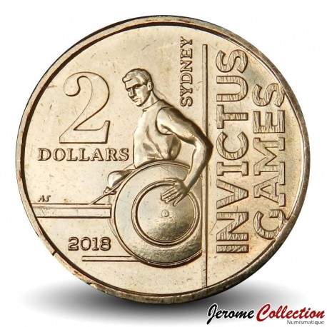 AUSTRALIE - PIECE de 2 Dollars - Invictus Games Sydney - 2018 – Km2863 – JeromeCollection