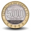 COSTA RICA - PIECE de 500 Colones - Bimétal - Bicentenaire de l'indépendance - 2021 – Km241 – JeromeCollection