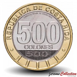 COSTA RICA - PIECE de 500 Colones - Bimétal - Bicentenaire de l'indépendance - 2021