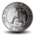 AUSTRALIE - PIECE de 20 Cents - Décès de Donald Bradman - 2001 – Km589 – JeromeCollection